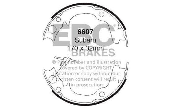Brake shoe set