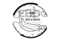 Brake shoe set