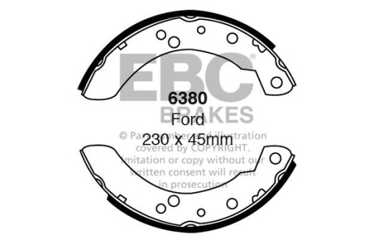 Brake shoe set