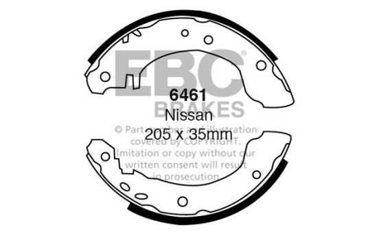 Brake shoe set