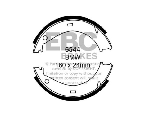 Brake shoe set