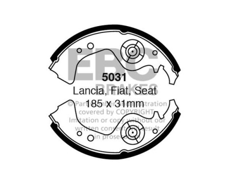Brake shoe set
