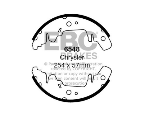 Brake shoe set
