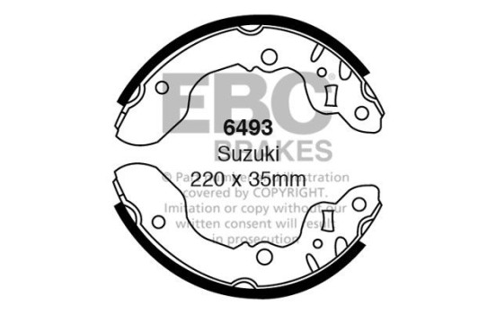 Brake shoe set