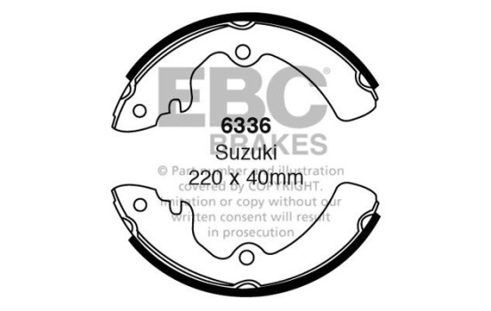 Brake shoe set