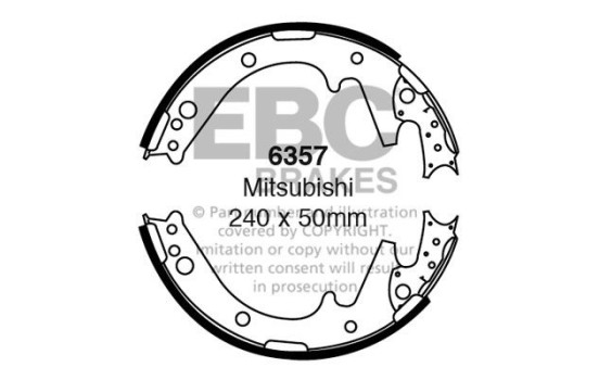 Brake shoe set