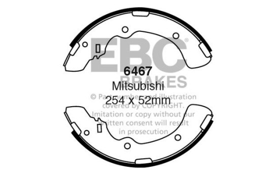 Brake shoe set
