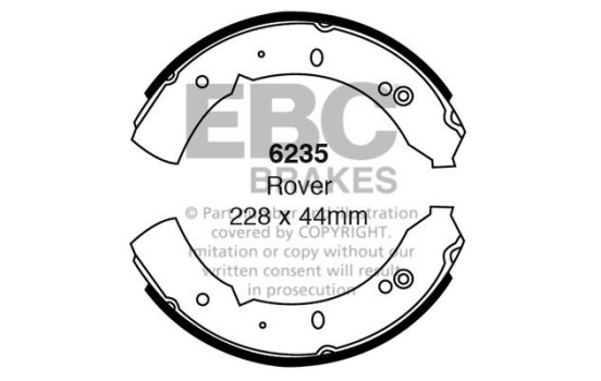 Brake shoe set