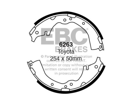 Brake shoe set