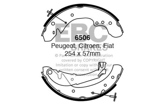 Brake shoe set