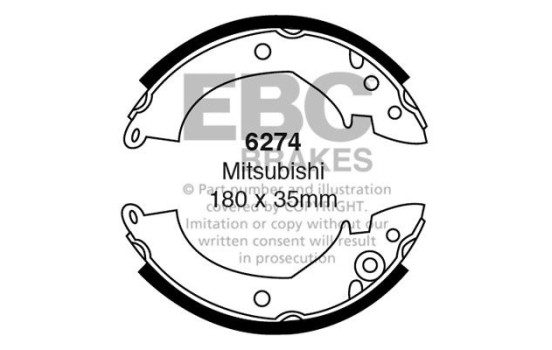 Brake shoe set