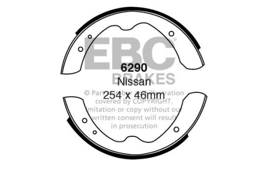 Brake shoe set
