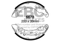 Brake shoe set