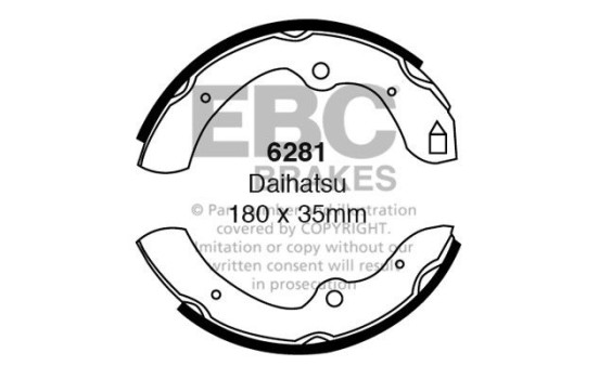 Brake shoe set