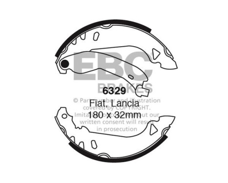 Brake shoe set
