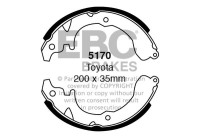 Brake shoe set