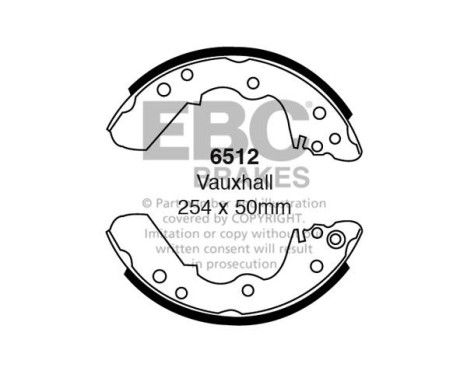Brake shoe set