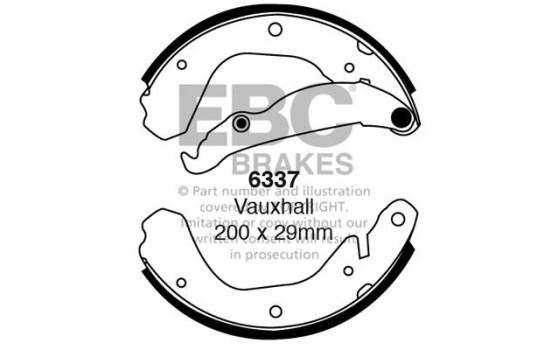 Brake shoe set