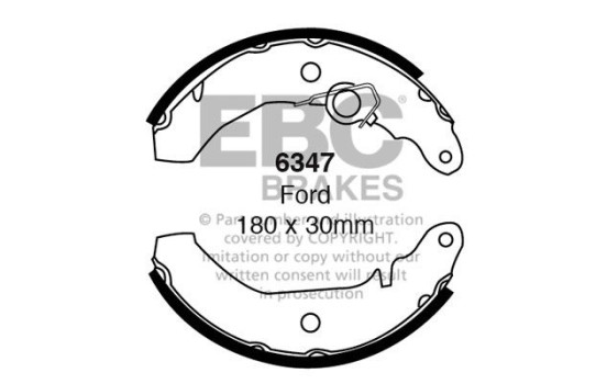 Brake shoe set