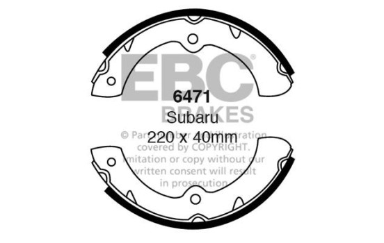 Brake shoe set