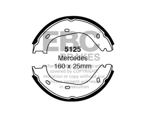 Brake shoe set