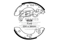 Brake shoe set