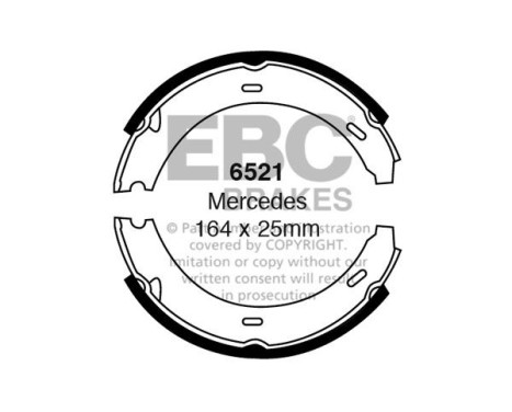 Brake shoe set