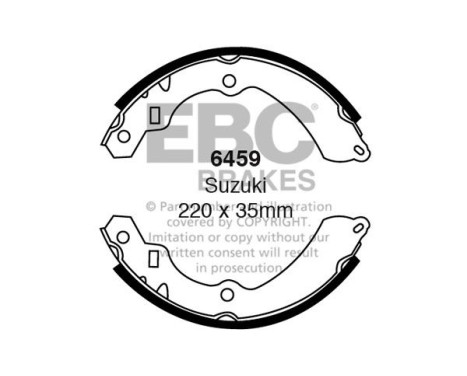 Brake shoe set