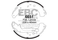 Brake shoe set