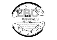 Brake shoe set