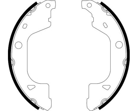 Brake shoe set