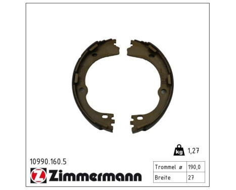 Brake shoe set