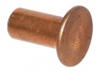 Rivet, drum brake lining