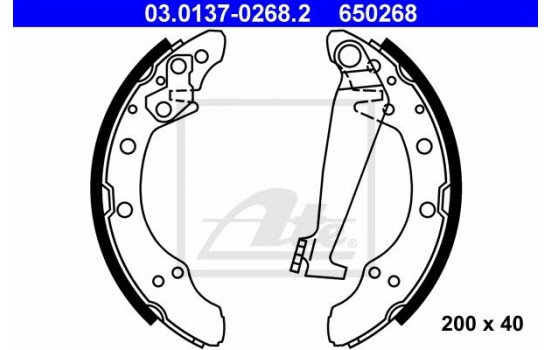 Rear Delphi Brake Shoes For Drums Skoda Fabia Praktik 1.2 1.4 1.4 TDI 1.9 SDi