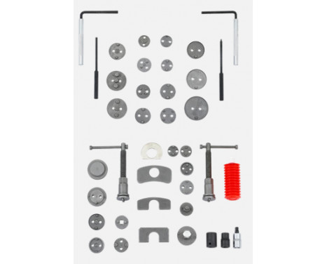Brake Piston Reset Tool Set, 40 Piece, Image 2