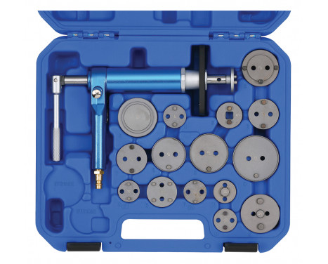 Brake Piston Reset Tool Set Pneumatic 16 pcs.