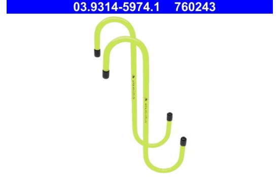 Hook, brake caliper (brake pad replacement), Image 2