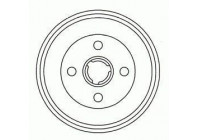 Brake Drum 2326-S ABS