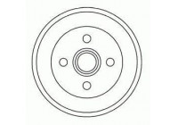 Brake Drum 2330-S ABS