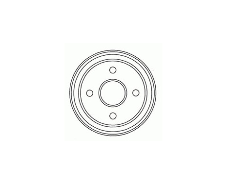 Brake Drum 2335-S ABS, Image 2