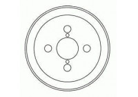 Brake Drum 2366-S ABS