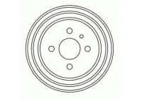 Brake Drum 2373-S ABS