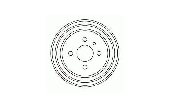 Brake Drum 2373-S ABS