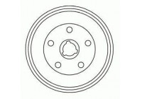 Brake Drum 2374-S ABS