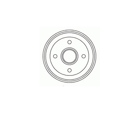 Brake Drum 2392-S ABS, Image 2