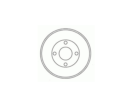 Brake Drum 2399-S ABS, Image 2