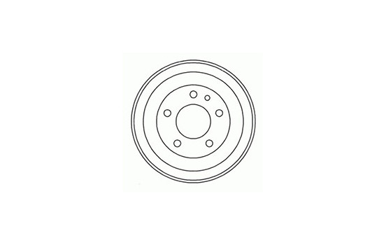 Brake Drum 2495-S ABS, Image 2