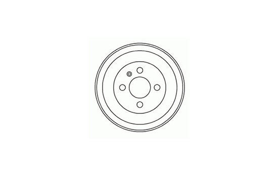 Brake Drum 2496-S ABS, Image 2