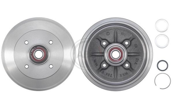 Brake Drum 2655-SC ABS, Image 2