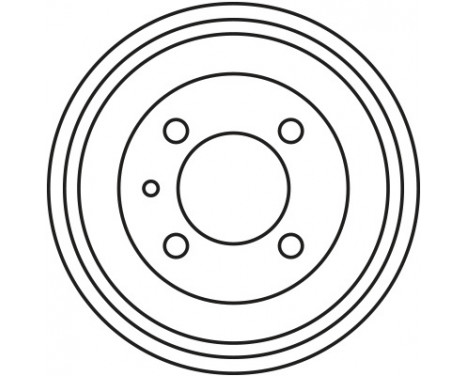 Brake Drum 2706-S ABS, Image 2